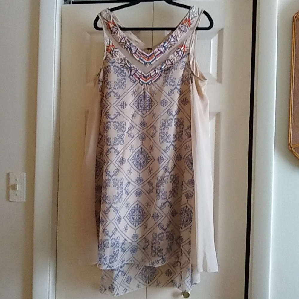 Free People boho flowy dress